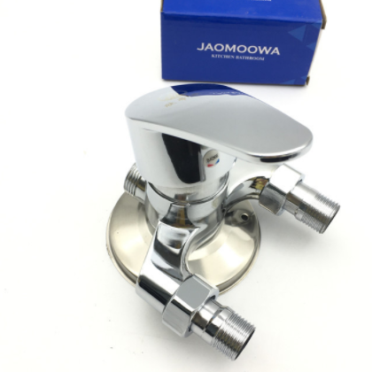 厂家直销三角淋浴明装花洒混水阀 冷热水龙头热水器混合阀工程款图3