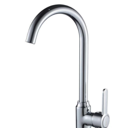 厨房冷热水龙头 304电镀不锈钢大弯洗菜盆龙头 360度旋转滚珠大弯图3