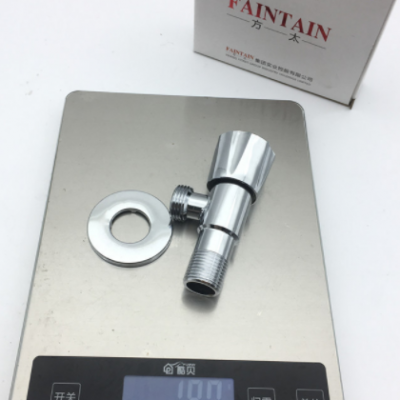 不锈钢角阀龙头 电镀三通进水阀 马桶热水器软管冷热进水三角阀