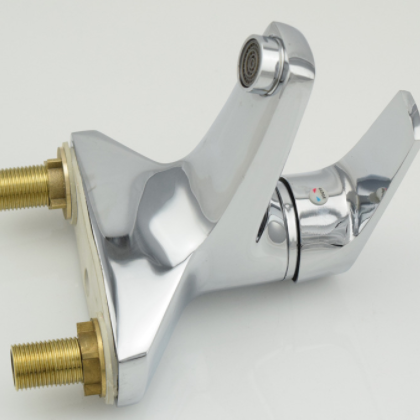 铜双两联面盆水龙头 双孔洗脸盆水龙头 卫浴洁具批发 厂家批发图2