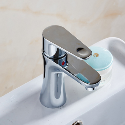 铜面盆混水阀龙头 冷热单孔洗脸盆水龙头 卫浴洁具批发厂家批发图2