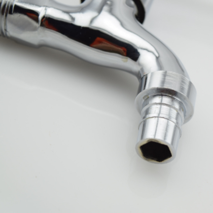 快开洗衣机水龙头批发 锌合金单柄尖嘴水龙头 多功能扳手式龙头图2