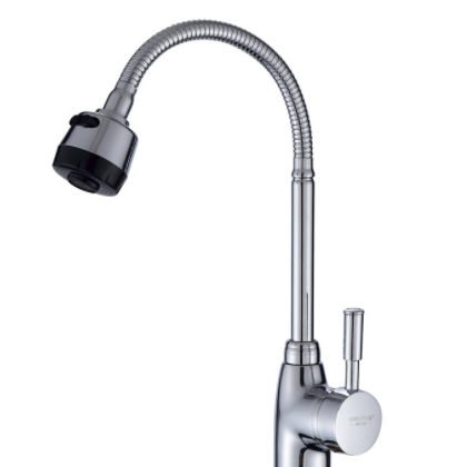 铜菜盆厨房混水龙头 冷热万向旋转水龙头 卫浴洁具 工厂批发图3