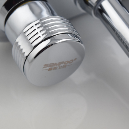 不锈钢铜阀芯双两联面盆龙头 双孔洗脸盆水龙头 卫浴洁具批发图2