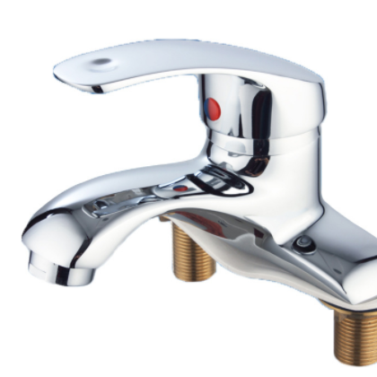 铜双两联面盆水龙头 双孔洗脸盆水龙头 厂家批发卫浴洁具批发图3