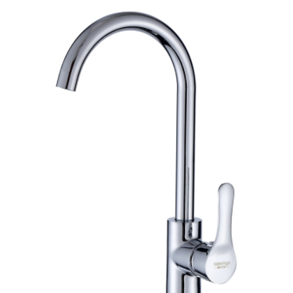 铜菜盆厨房混水龙头 加重红冲冷热洗菜盆旋转 卫浴 工厂批发图2