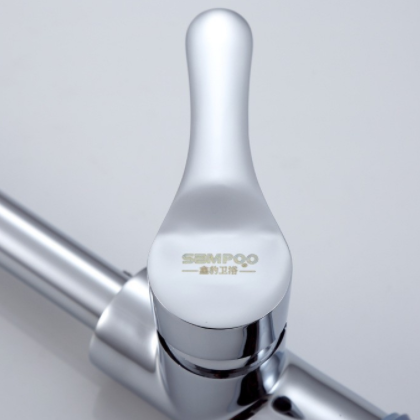 铜菜盆厨房混水龙头 加重红冲冷热洗菜盆旋转 卫浴 工厂批发图3