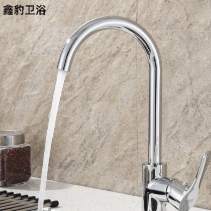 铜菜盆厨房混水龙头 加重红冲冷热洗菜盆旋转 卫浴 工厂批发