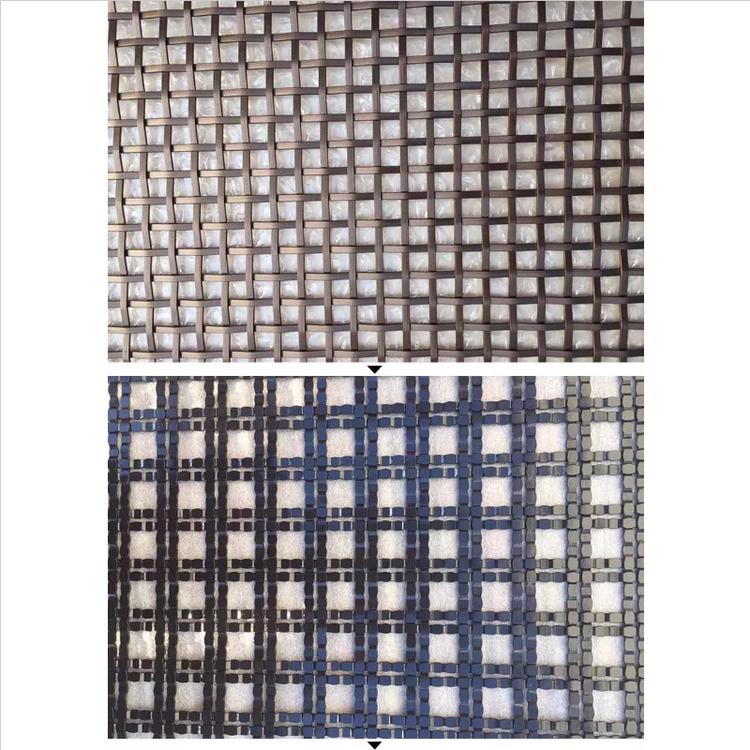 合股装饰网达欧 金属编织幕墙合股网轧花金属网可定制