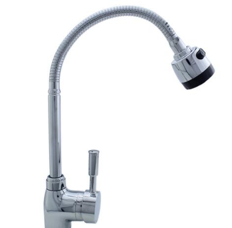 万向尖三通厨房水龙头冷热面盆洗衣池水槽洗手盆洗菜盆龙头冷热水图2