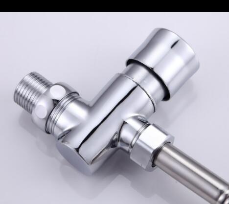 小便池冲水阀 手按式小便斗冲洗阀 厕所小便器开关 延时阀门