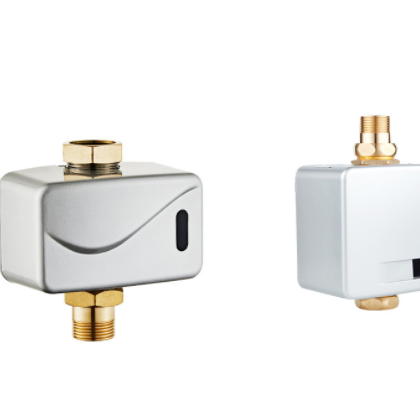 中舒明装大便感应器自动冲水阀明管厕所冲水器公厕大便池蹲坑智能图3