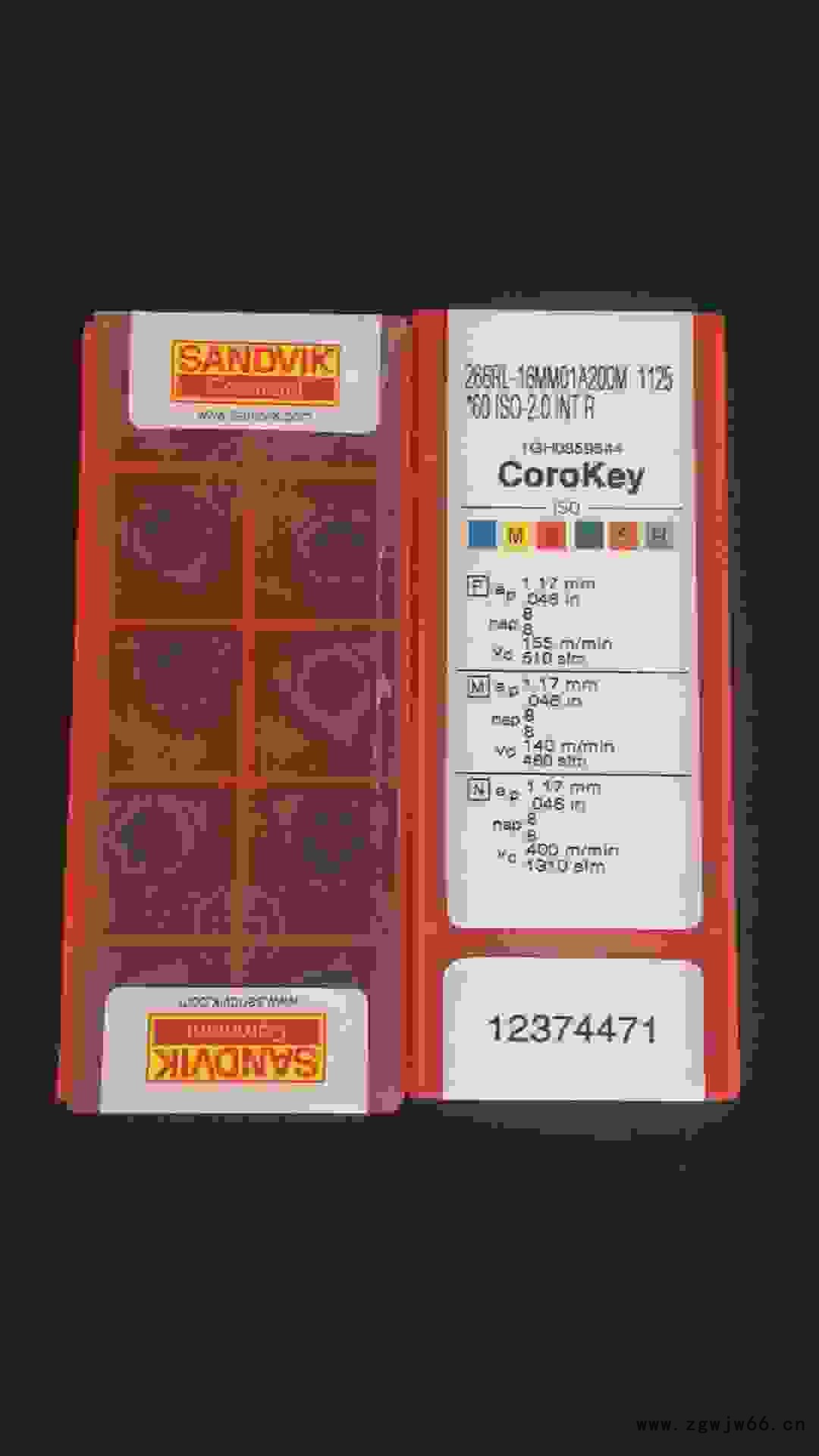 山特维克266RL-16MM01A200M 1125