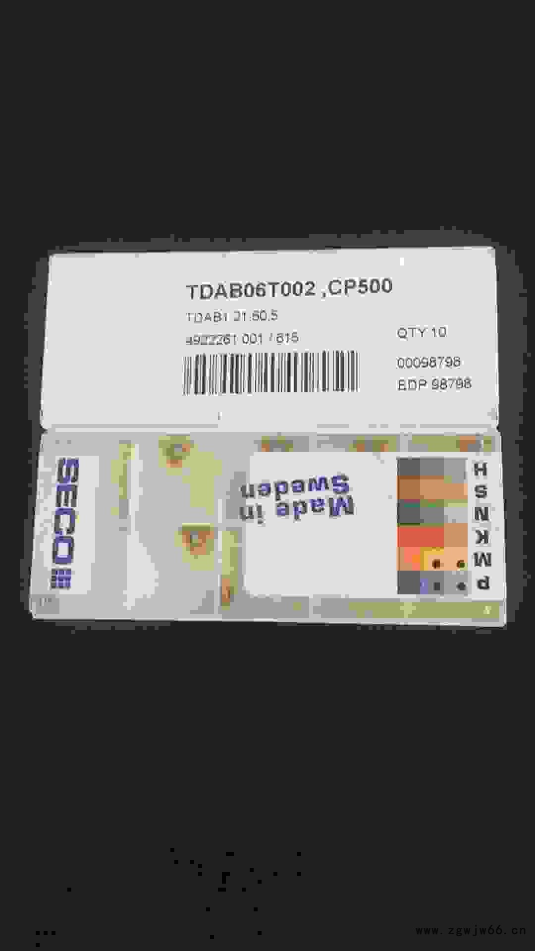 山高数控刀具TDAB06T002，CP500原装正品进口品牌