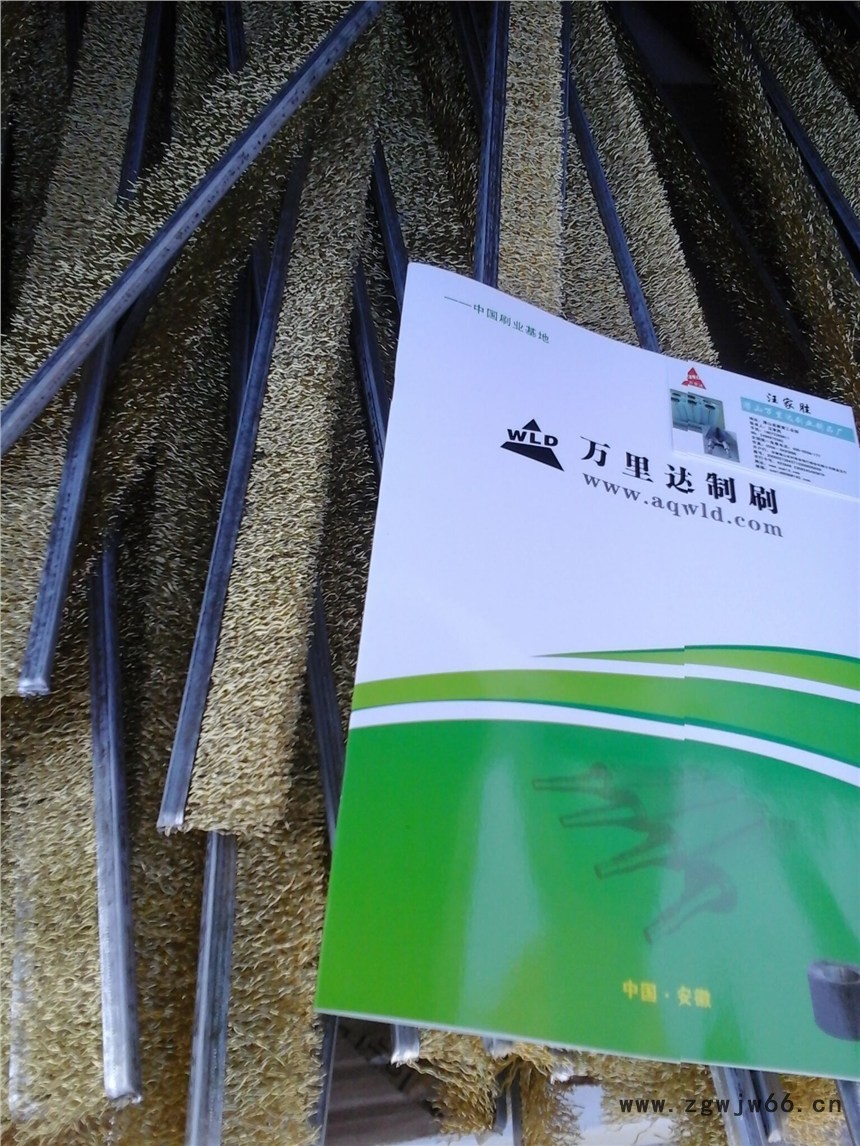 钢丝毛刷条 钢丝条刷 镀铜钢丝条刷