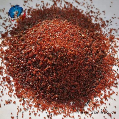 力维克供应喷砂用石榴砂 20 40 目 30 60 目