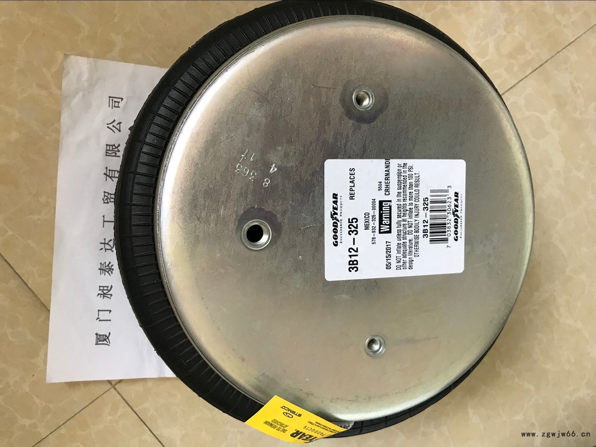 供应美国原装进口GOODYEAR固特异空气弹簧 3B12-325 汽车安全
