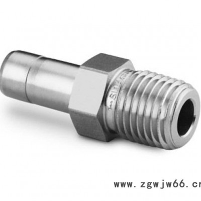 Swagelok美国进口2507-8-TA-1-8超级双相卡套外螺纹转换接头1/2in .外螺纹
