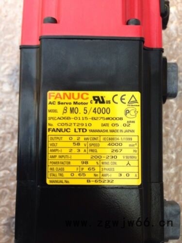 FANUC发那科A20B-8100-0821数控电机
