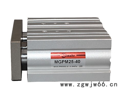 三杆导杆气缸MGPM20-150-175-200无锡气缸厂家直供可支持定制