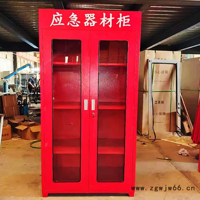 杰顺 微型消防站 安全帽存放柜 工具展示柜支持定制图5