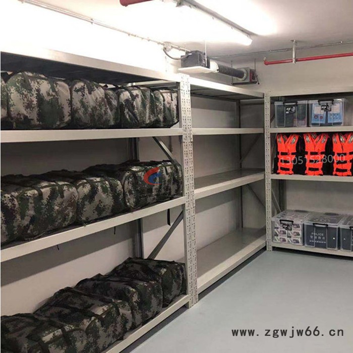 中联信展示架物资架锹镐架背包安全帽货架装备架产品陈列架双层物资架图3