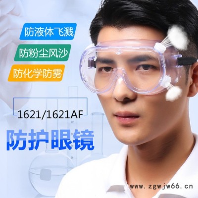 3M 1621AF 防化学护目镜  防沙尘眼镜