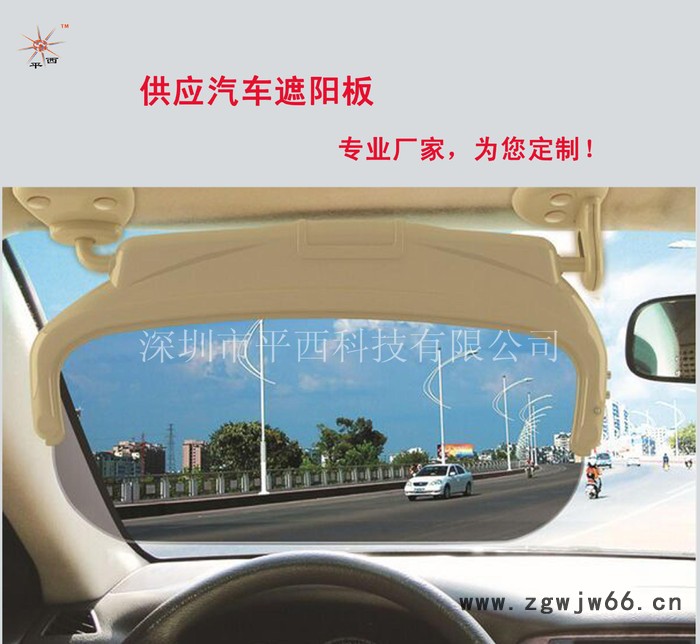 安全！司机日夜两用防眩护目镜，液晶透明遮阳板，防晒抗光太阳板图2