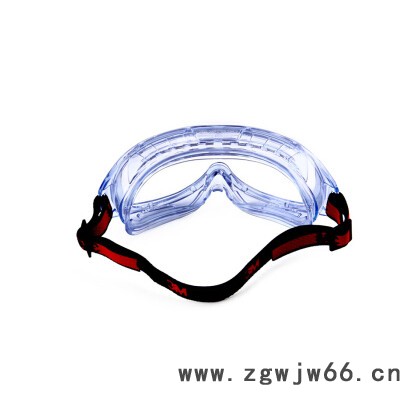 3M护目镜1623AF防护眼镜 防雾防紫外线防冲击防液体喷溅透明防护镜 可调节头带