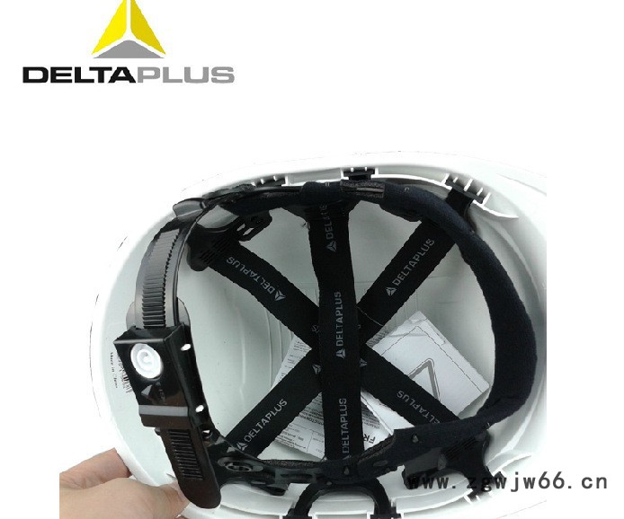 Delta/代尔塔102022安全帽 织物内衬 顶部受力均匀 抗冲击强度大 可耐150°C高温 绝缘 并可防金属喷溅图2