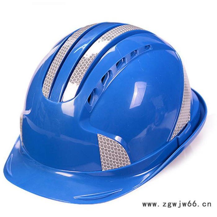 反光条安全帽 电力建筑工程领导头盔 劳保abs帽子印字logo 安全帽图4