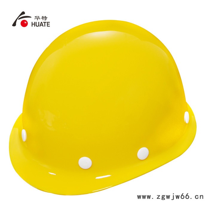 华特1202玻璃钢安全帽 符合国标 建筑工地防砸防撞击 安全帽图2