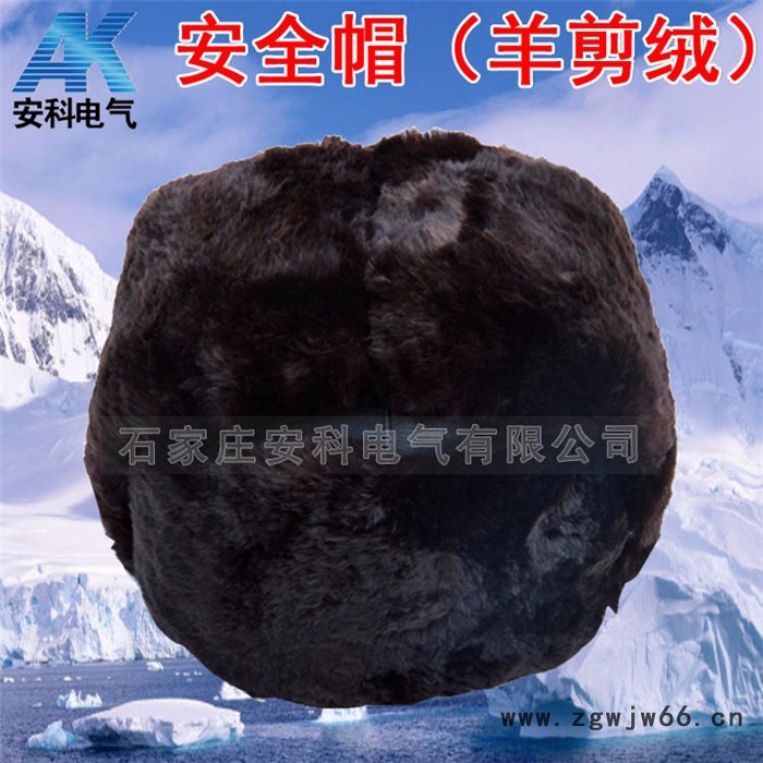 安科羊剪绒防寒安全帽**图3