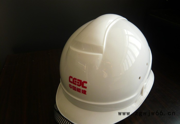 "桉叶"牌ABS塑料安全帽  电力石油巡检工地LA认证  直图3