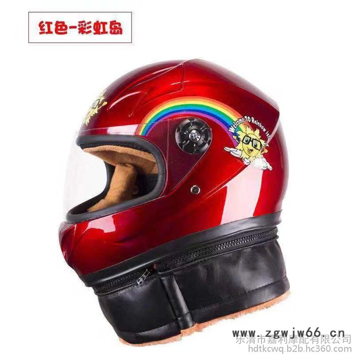 冬季头盔儿童保暖全盔电动车全盔孩子防风安全帽可爱小孩全盔批发663可定制logo图3