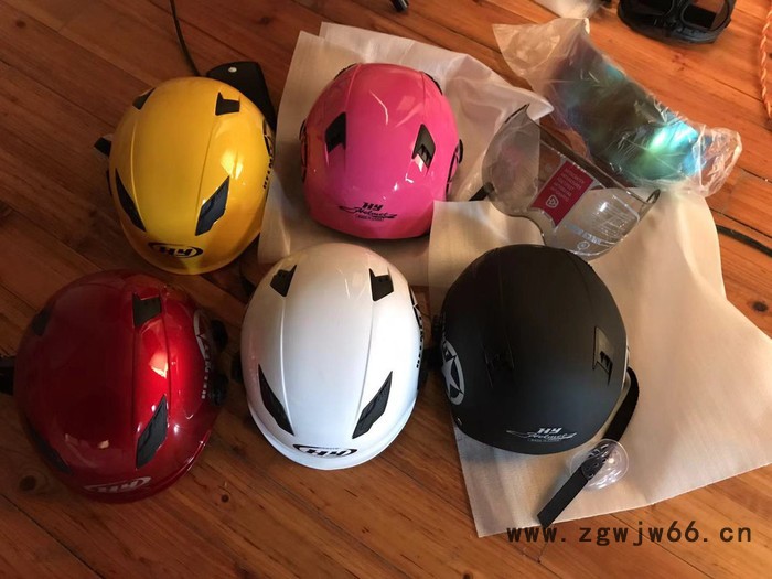 批发 头盔 安全帽 电动车头盔 夏季防晒头盔夏盔加厚加大镜片 JL-316A夏盔 电动车头盔图4