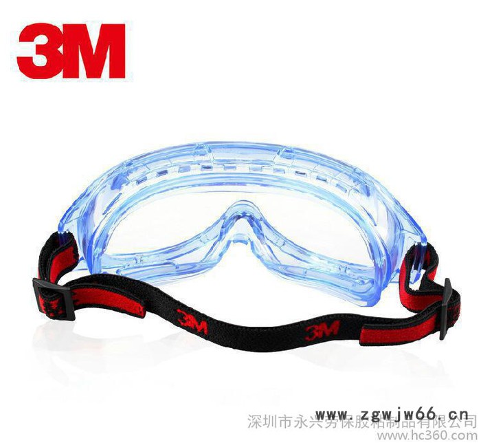 3M 1623AF 防化学眼罩 中国款佩带舒适护目镜防雾防液图3