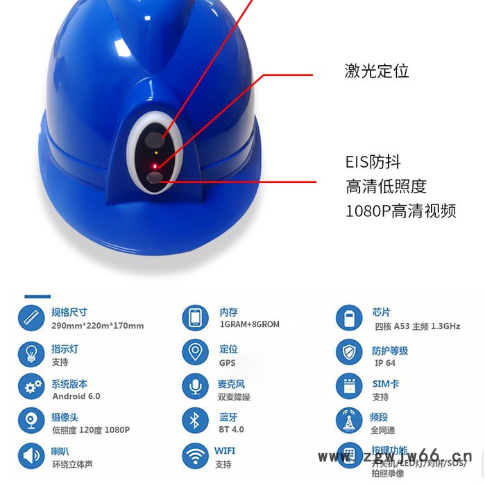 4G智能头盔/安全帽 电力巡检 智慧工地 煤矿生产 视频监控 智能安全帽图5
