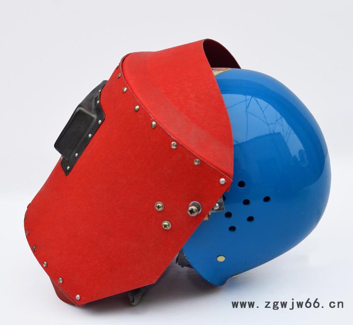 盔式加电焊面罩安全帽 焊工防护安全头戴式 焊接防火星防砸防水图2