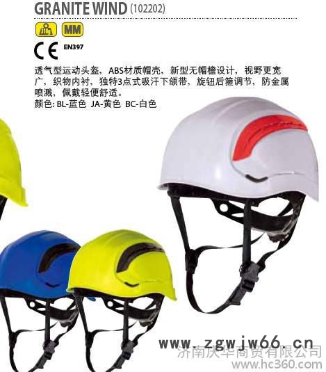 供应代尔塔102202安全帽  带边运动头盔图2