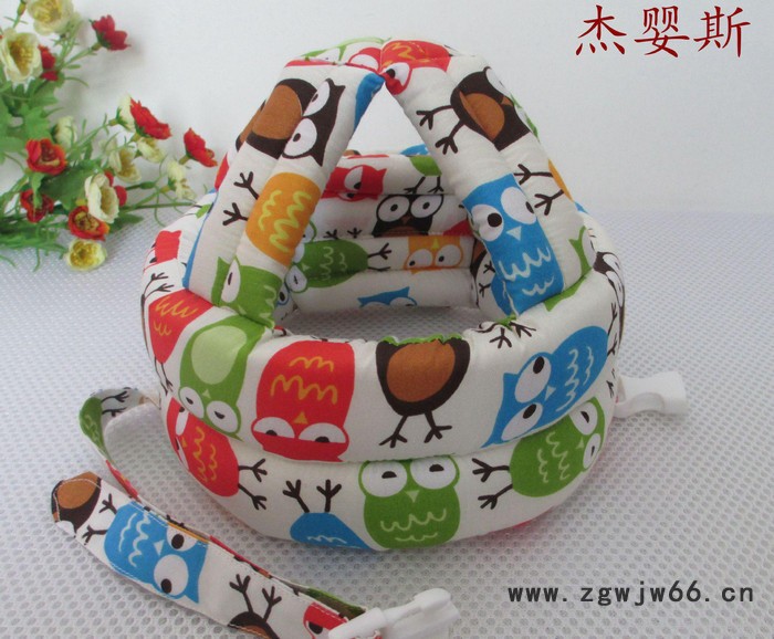 杰婴斯插扣款宝宝防摔安全帽防撞帽护头帽儿童头盔 可定制图3