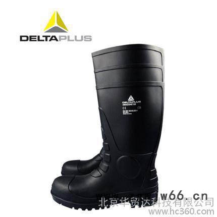 代尔塔 301407防化靴 防砸 防刺穿耐酸碱防水 工作雨鞋防滑雨靴图3