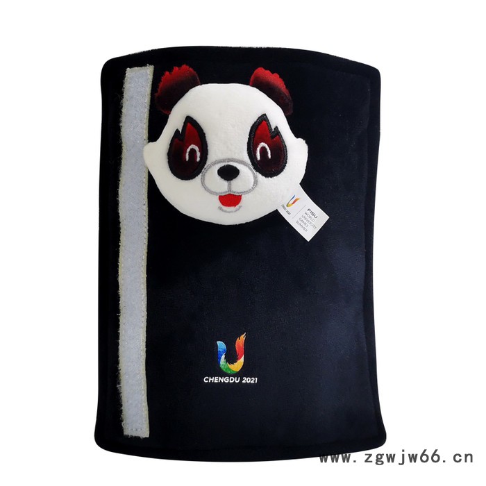 成都大学生运动会吉祥物蓉宝公仔安全带护肩套可爱女图3