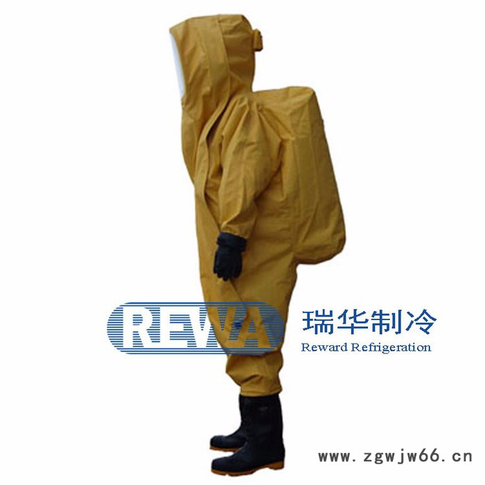 6.8L正压式呼吸器防氨阻燃防护服氨用RHFIA连体全封闭重型防化服图3