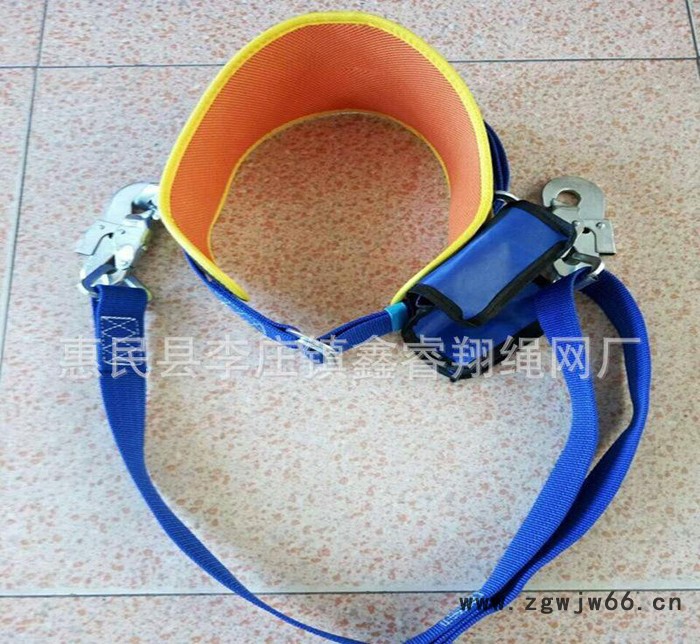 直销 红色双背国标安全带 高空五点式安全带 建筑攀岩安全带图2