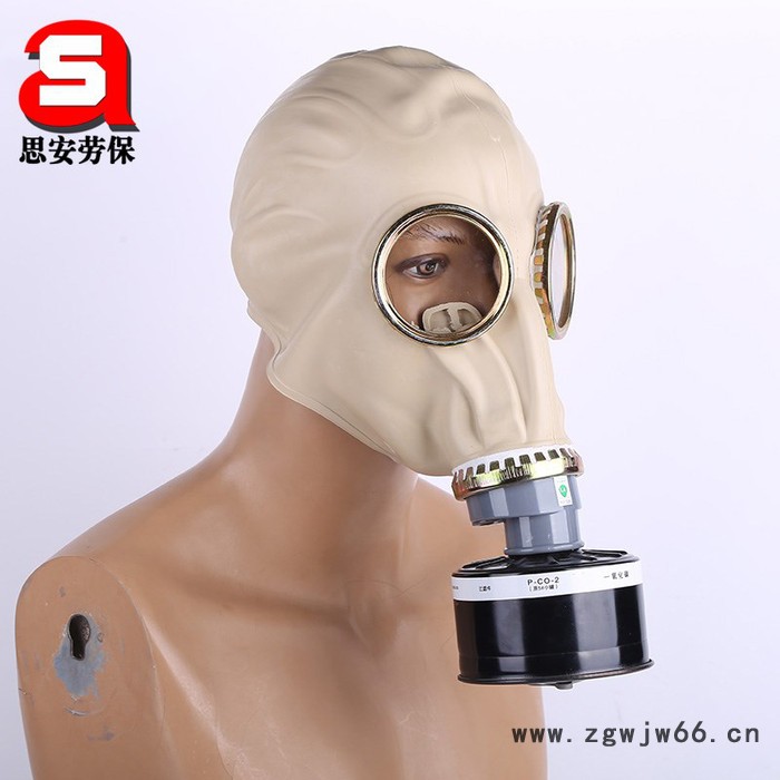 批发双球防毒面具95式鬼脸防毒全面罩工业化工厂用专业防毒面具图5