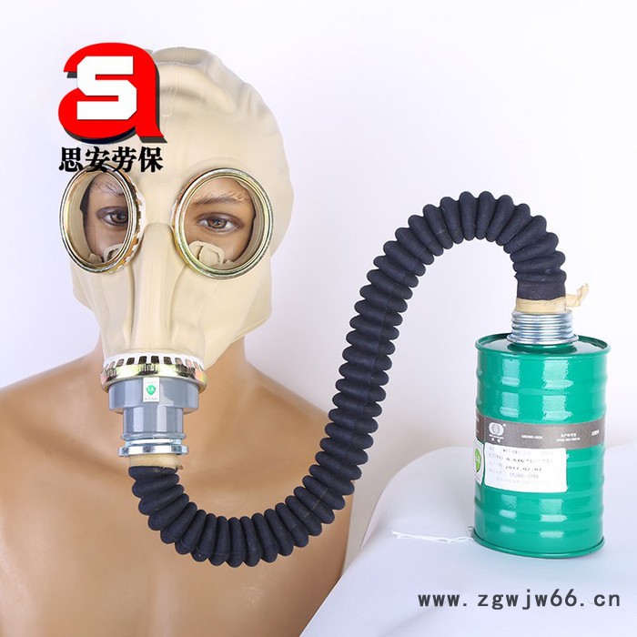 批发双球防毒面具95式鬼脸防毒全面罩工业化工厂用专业防毒面具图3