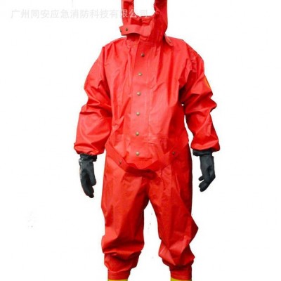 实力雄厚询价有礼防化服红色、黄色防化PVC保护自身轻型防化服