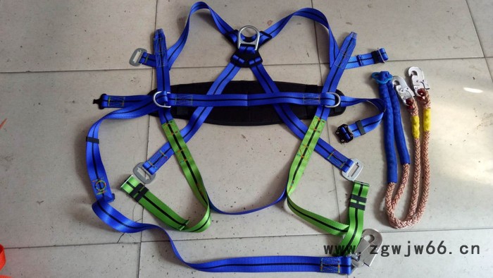 **电工安全带 高空作业安全带 六点式安全带 带缓冲包图7