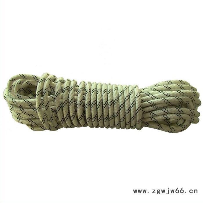 带钢丝逃生绳 高空作业安全绳图2